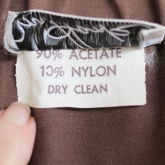 vtg MR HANK Velvet Moire Prairie Patchwork Maxi Skirt Hippie Gypsy Boho S/M EUC - Picture 10 of 10